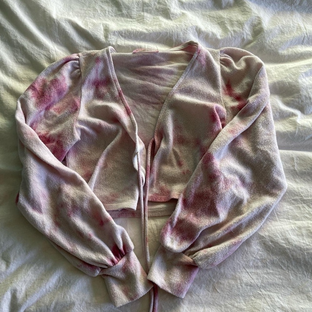 Blush Tie-Dye Sweater